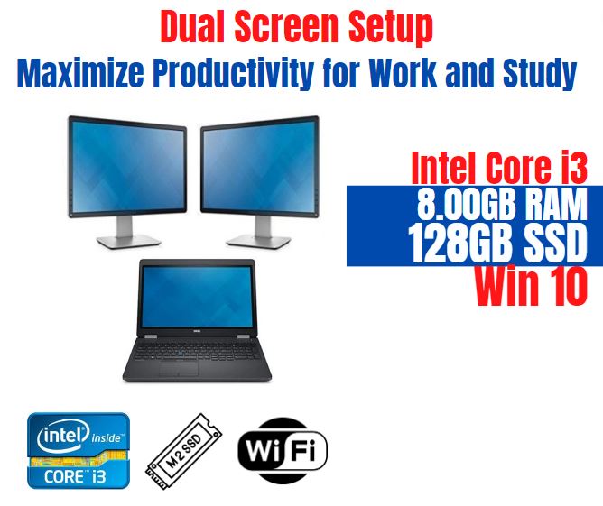 Dell Latitude E5280 – Dual Screen Workstation